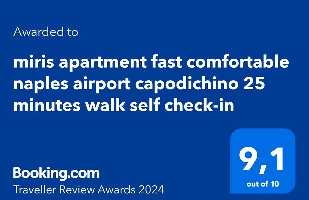 Miris Apartment Fast Comfortable Naples Airport Capodichino 25 Minutes Walk Self Check-In-1